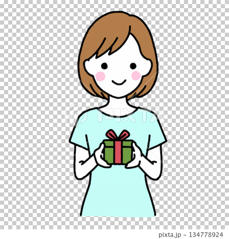 有禮物的女人 134778924
