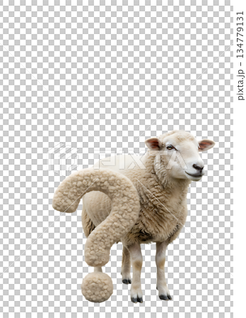 一隻毛茸茸的小綿羊引領你進入羊毛的神秘世界 134779131