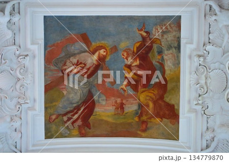 聖ペテロ＆パウロ教会の天井フレスコ画 134779870