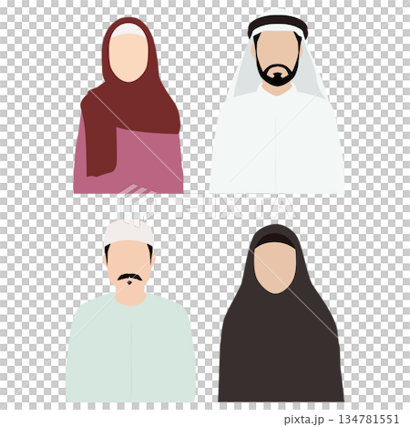 人物シルエット㉗ 134781551