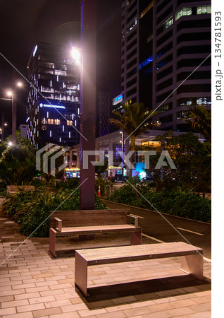 ニュージーランドの最大都市オークランドの美しい夜景風景 ニュージーランドの最大都市オークランドの美しい夜景風景 134781593