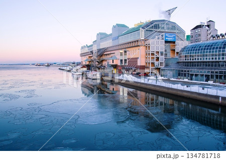 朝のマジックアワー（朝日を背にして撮影） 134781718