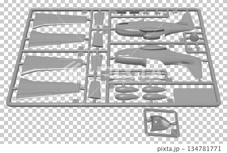 塑料模型 134781771