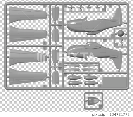 Plastic model Plastic model 134781772