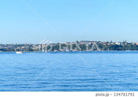 ニュージーランドのオークランドにあるデボンポート地区の美しい風景 134781791