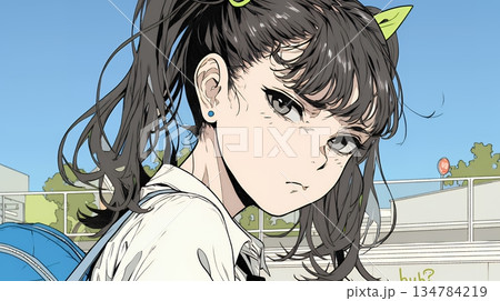 「はぁ？」と呆れた表情をしている女子高生