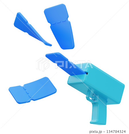 3D Money Gun Shooting Discount Coupons 134784324
