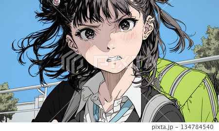 「バカ言ってんじゃないよ」と激怒している女子高生