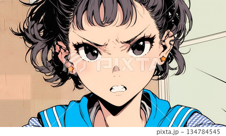 「バカ言ってんじゃないよ」と激怒している女子高生