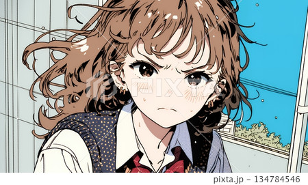 「バカ言ってんじゃないよ」と激怒している女子高生