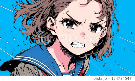 「バカ言ってんじゃないよ」と激怒している女子高生