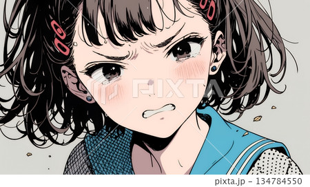 「バカ言ってんじゃないよ」と激怒している女子高生