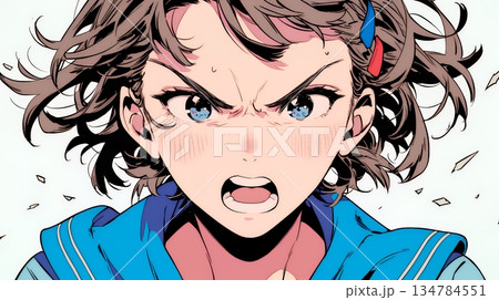 「バカ言ってんじゃないよ」と激怒している女子高生