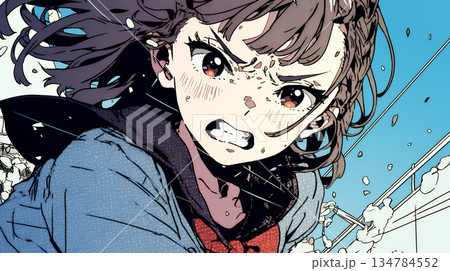 「バカ言ってんじゃないよ」と激怒している女子高生