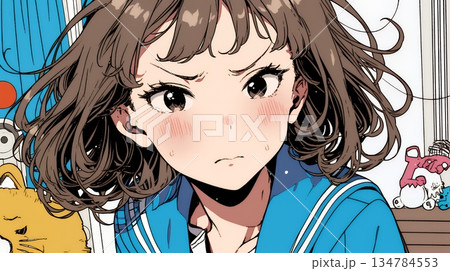 「バカ言ってんじゃないよ」と激怒している女子高生