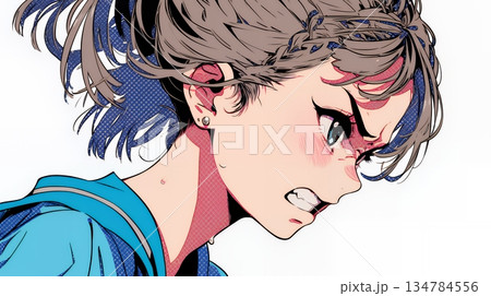 「バカ言ってんじゃないよ」と激怒している女子高生