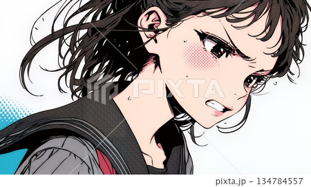 「バカ言ってんじゃないよ」と激怒している女子高生