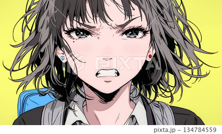 「バカ言ってんじゃないよ」と激怒している女子高生