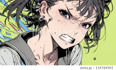 「バカ言ってんじゃないよ」と激怒している女子高生