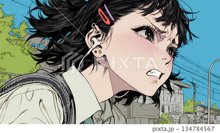 「バカ言ってんじゃないよ」と激怒している女子高生