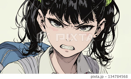 「バカ言ってんじゃないよ」と激怒している女子高生