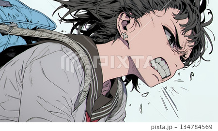 「バカ言ってんじゃないよ」と激怒している女子高生