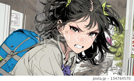 「バカ言ってんじゃないよ」と激怒している女子高生