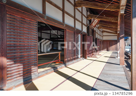 大本山天龍寺(冬季朝)大方丈 大本山天龍寺(冬季朝)大方丈 134785296