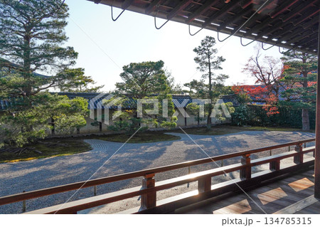 大本山天龍寺（冬季朝）方丈庭園 134785315