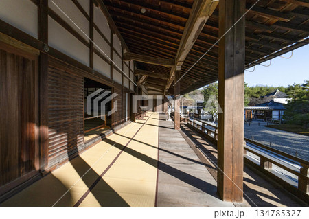 大本山天龍寺(冬季)大方丈 大本山天龍寺(冬季)大方丈 134785327