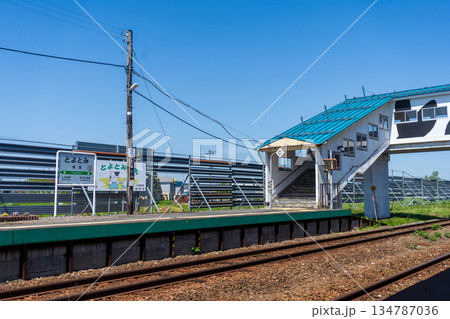 豊富駅ホーム 豊富駅ホーム 134787036