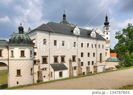 Beautiful Pardubice castle in Czech republic 134787603