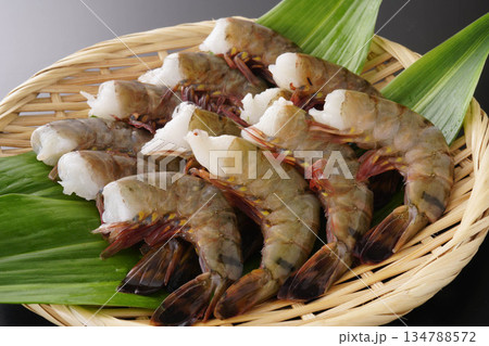 無頭ブラックタイガーえび 134788572