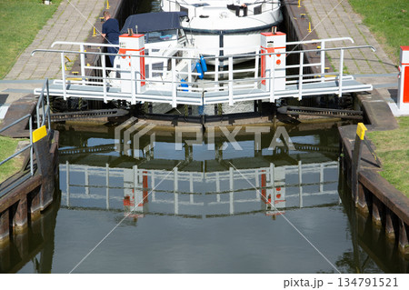 Diemitz Lock, Mecklenburg-Western Pomerania, Germany 134791521