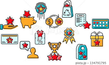 Loyalty Program Customer Retention Banners Loyalty Program Customer Retention Banners 134791795