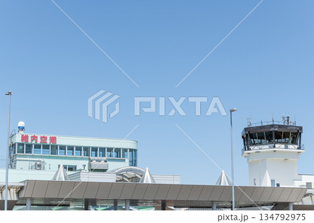 北海道稚内市 晴天の稚内空港 北海道稚内市 晴天の稚内空港 134792975