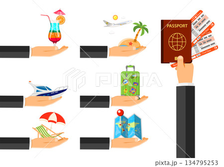 Vacation and Tourism Concept Vacation and Tourism Concept 134795253