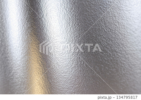 Shiny silver surface with a lot of texture 134795817