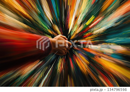 Dynamic Motion Blur Effect Capturing a Handshake Definition of Connection and Collaboration Dynamic Motion Blur Effect Capturing a Handshake Definition of Connection and Collaboration 134796598