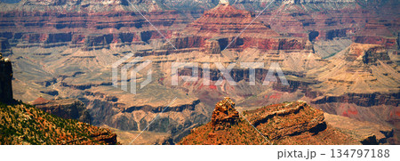 Hazy Sky Day At The Grand Canyon Arizona Hazy Sky Day At The Grand Canyon Arizona 134797188