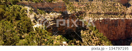 Hazy Sky Day At The Grand Canyon Arizona 134797195