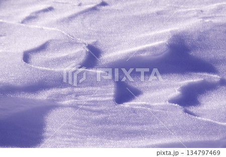 風か作った雪原の紋様 風か作った雪原の紋様 134797469