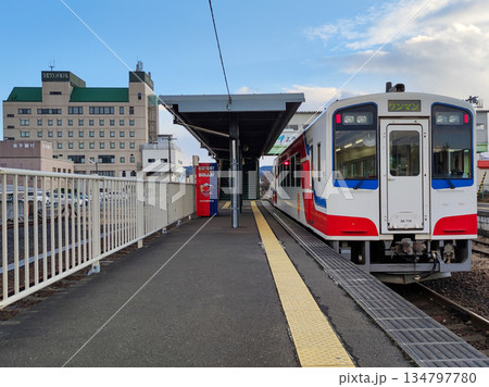 三陸鉄道　久慈駅　ホーム 134797780