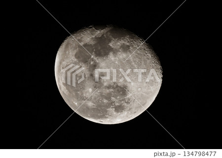 月（月齢17.2：更待月 ）アルテミス計画　MOON  Artemis program 134798477