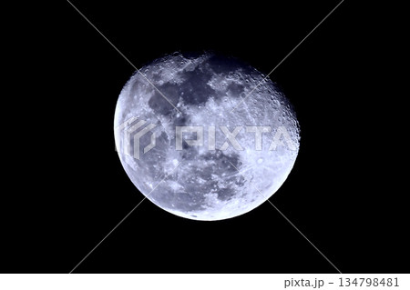 月（月齢17.2：更待月 ）アルテミス計画　MOON  Artemis program 134798481