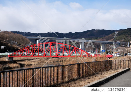 長野県岡谷市_釜口橋1_2025年2月 長野県岡谷市_釜口橋1_2025年2月 134798564