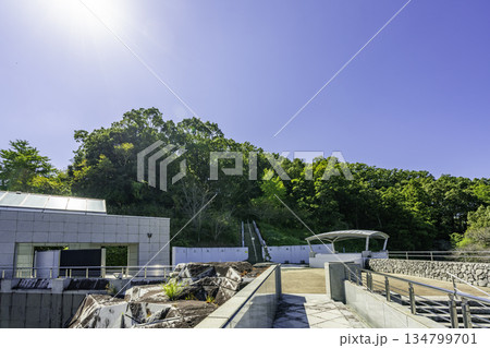 岡豊城跡　高知県立歴史民俗資料館　高知県南国市 134799701