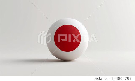 日本の国旗 134801793