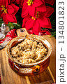 Lenten sauerkraut with mushrooms. 134801823