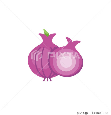 onion vector icon. Vegetable icon solid style. perfect use for logo, presentation, website, and more. modern icon design glyph style 134801928
